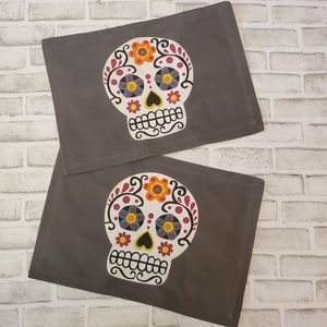 Set of 4 Halloween/Dia de los Muertos Placemats